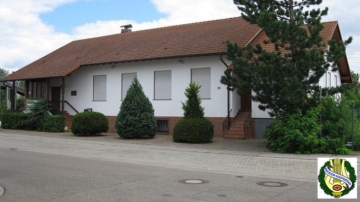Das Dörfler Sängerheim des MGV Klein-Schifferstadt in der Mühlstraße 20 in Schifferstadt